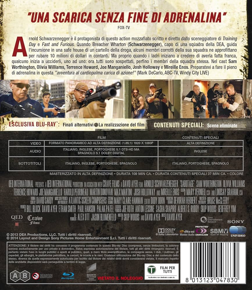 SABOTAGE DVDセット Amazon.co.jp: Sabotage : DVD